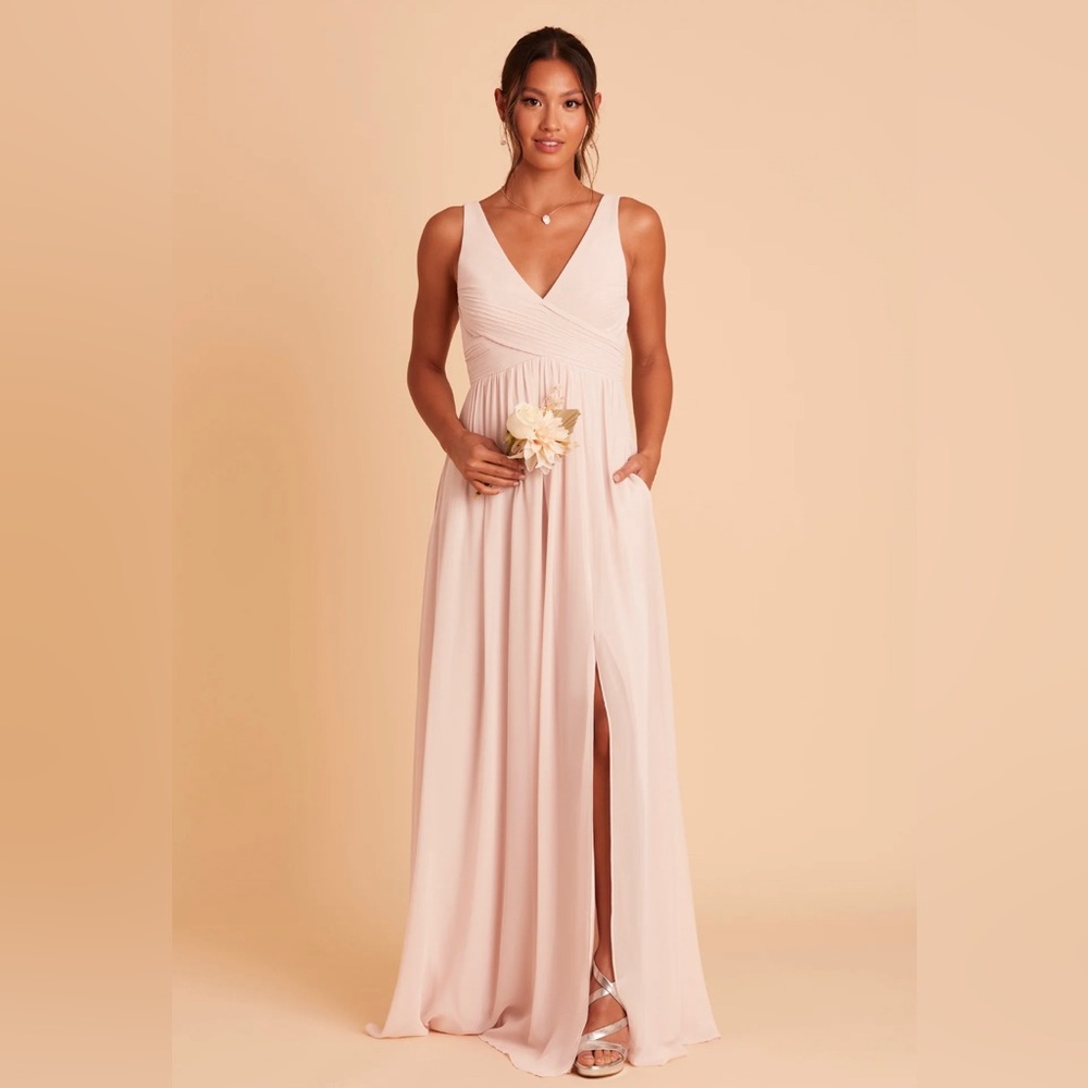 Bridesmaid Dress | Birdy Grey | Pale Blush | Size Large
